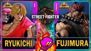 SF6 Ryukichi (KEN) VS Fujimura (AKUMA)Street Fighter 6スト64K 60ᶠᵖˢ