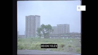 1970s Industrial Estate, Poor Areas, UK in HD
