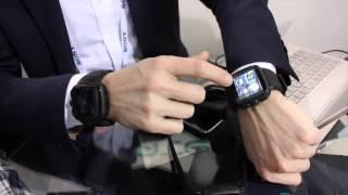 TrueSmart smartwatch demo with Omate CEO