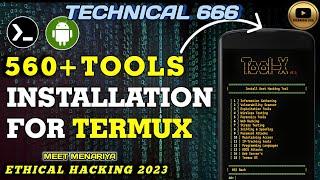 560+ Tools Install For Termux | All in One Tool Kit for Termux | Ethical Hacking | Termux Tutorials