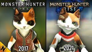 Monster Hunter Rise vs Monster Hunter World | Direct Comparison