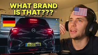 American reacts to the Top 10 Selling Cars in Germany