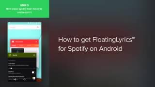 FloatingLyrics for Spotify on Android