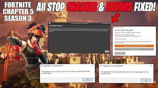 How To Fix CRASHES & FREEZING in Fortnite Chapter 5 Season 3! | Fortntie Crash Reporter Directx 12