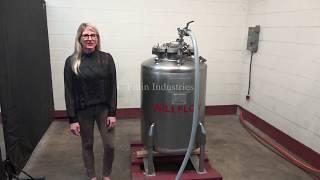 Willflow 75 GAL 304 Stainless Steel Vacuum Tank Demonstration