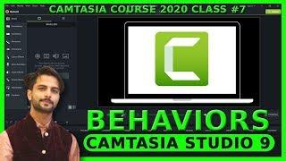 Camtasia Studio Tutorial #7: Text Behaviors Animation In Camtasia Studio 9