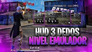 LOS MEJORES HUD BRASILEÑO A 3 DEDOS  Nivel EMULADOR | Garena Free Fire