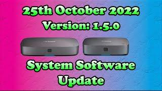 25th October 2022 (Version: 1.5.0) - 4K Freesat Box System Software Update