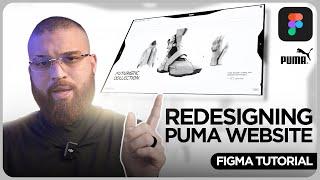 Redesigning PUMA Website | FIGMA TUTORIAL