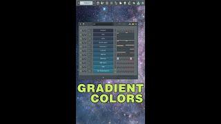 FL STUDIO- How To Get Gradient Colors For Your Channel RACK #shorts