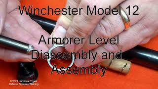 Winchester model 12 maintenance disassembly