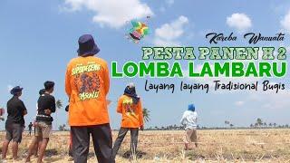 Hari Kedua || Pesta Panen Desa Sipodeceng Lomba Lambaru Layang-Layang Tradisional Suku Bugis