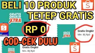 CARA DAPAT GRATIS ONGKIR SHOPEE COD - WORK