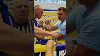 Championship of Ukraine in Armwrestling 2022  Senior Men Left hand 100 kg Final