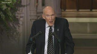 Alan Simpson's eulogy to his 'dear friend' President George H.W. Bush