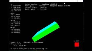 Arduino 101/Intel(R) Currie IMU Testing with FreeIMU Library