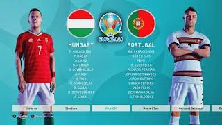 PES 2021 - Hungary vs Portugal - UEFA Euro 2020/2021 | Gameplay & Full match | Prediction