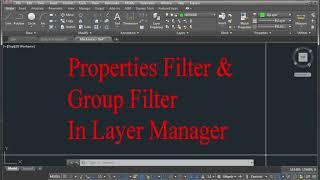 Property Filter & Group Filter In Layer Manager In AutoCAD In HINDI.