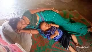 aaj bittu bahut ladai kiye || vlogs || new breastfeeding vlogs 2024 ||