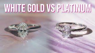 White Gold vs Platinum Ring: Price, Purity, Pros and Cons