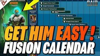 How To Get This INSANE Champion In RAID Shadow Legends? RAID Fusion Calendar Guide