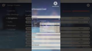 My settings in genshin.  #歌ってみた #genshinimpact #music #hoyoverse #genshin #anime ##game #games