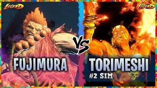 SF6 S2 ▰ Akuma ( Fujimura ) Vs. Ranked #2 Dhalsim ( Torimeshi ) 『 Street Fighter 6 』