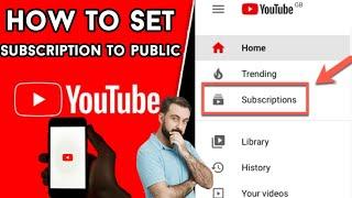 How to set subscriptions to public | how to visible subscription