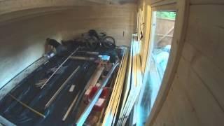 Dunster house Cabin build time lapse