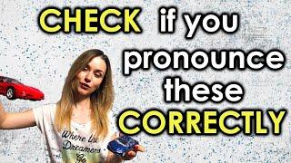 How to pronounce CAR BRAND names in English/ TOP 14 most Commonly Mispronounced BRANDS