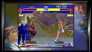 Street fighter Alpha 1 Akuma secret boss fight how to beat him.