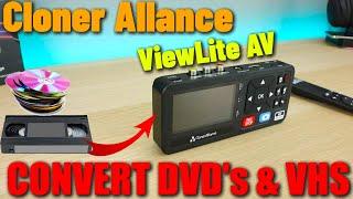 Convert Your VHS Tapes And DVD's Into Digital Format | Cloner Alliance ViewLite AV Review