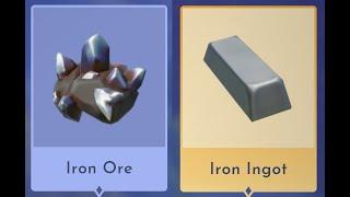 Disney Dreamlight Valley - How to get iron ore and craft iron ingots?