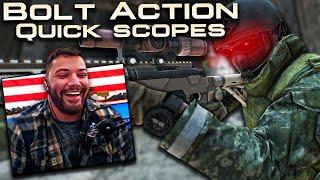 Taking The QUICK SCOPE Bolt Action to RESERVE - Escape From Tarkov