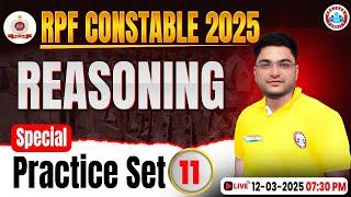 RPF Constable Reasoning Classes 2025 | RPF Reasoning Practice Set #11 | RPF Reasoning MCQs