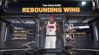 MY REBOUNDING WING CAN SPEEDBOOST, GET CONTACTS, SHOOT 3S, SNAG, & GUARD 1-5 . NBA 2K20 BEST BUILD!!