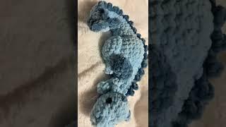 Designing my own dragon!! Might edit it some more. #dragon #crochet #crochetdragon #cutedragon