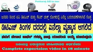 New year new DTH and cable TV new rules in Kannada language complete expectation