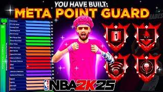 My "META POINT GUARD" BUILD IS DOMINATING NBA 2K25! BEST GUARD BUILD on NBA 2K25