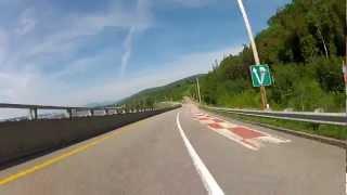 Mischo Erban skateboard speed record in Canada (130kph)