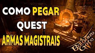 COMO PEGAR A QUEST DAS ARMAS MAGISTRAIS + ITEM BÔNUS - BALDUR'S GATE 3