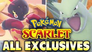 All 23 Pokemon SCARLET EXCLUSIVES & Where To Find Them EASY!