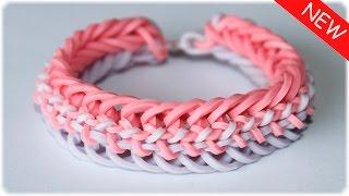 Браслет из резинок на станке "Змейка" | Rainbow Loom Bracelet