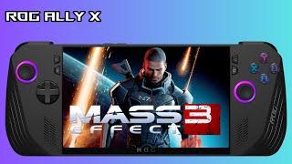 Asus Rog Ally X: Mass Effect 3 Gameplay