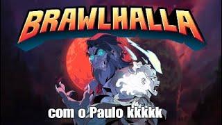 Jgndo Brawlhalla pra se divertir