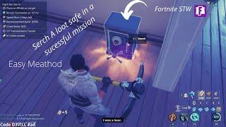 Search A Loot Save In a Successful Mission (Fortnite Save The World)