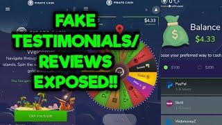 Piratecash.io FAKE Testimonials/REVIEWS Exposed!!!!!!(must watch!)