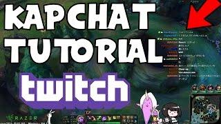 How To Add Twitch Chat To The Stream With OBS And Kapchat! Tutorial For Kapchat 2017!