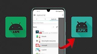 How to convert split, xapk,apks in apk with APKTOOL M