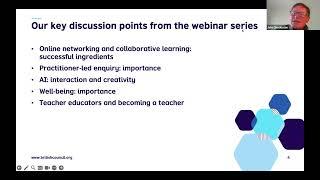 Teacher educator webinar series review 2024–2025